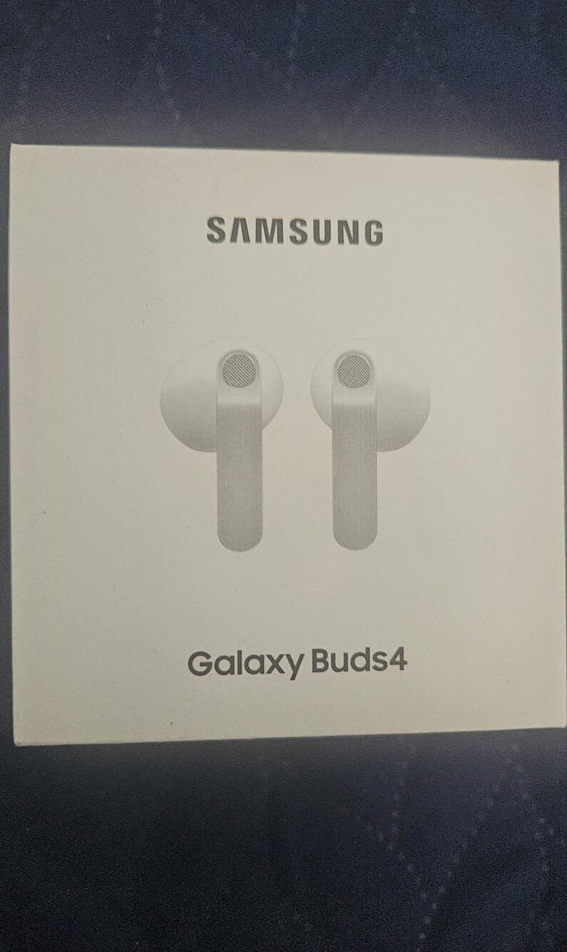 Samsung Galaxy Buds4 True Wireless Earbuds — White